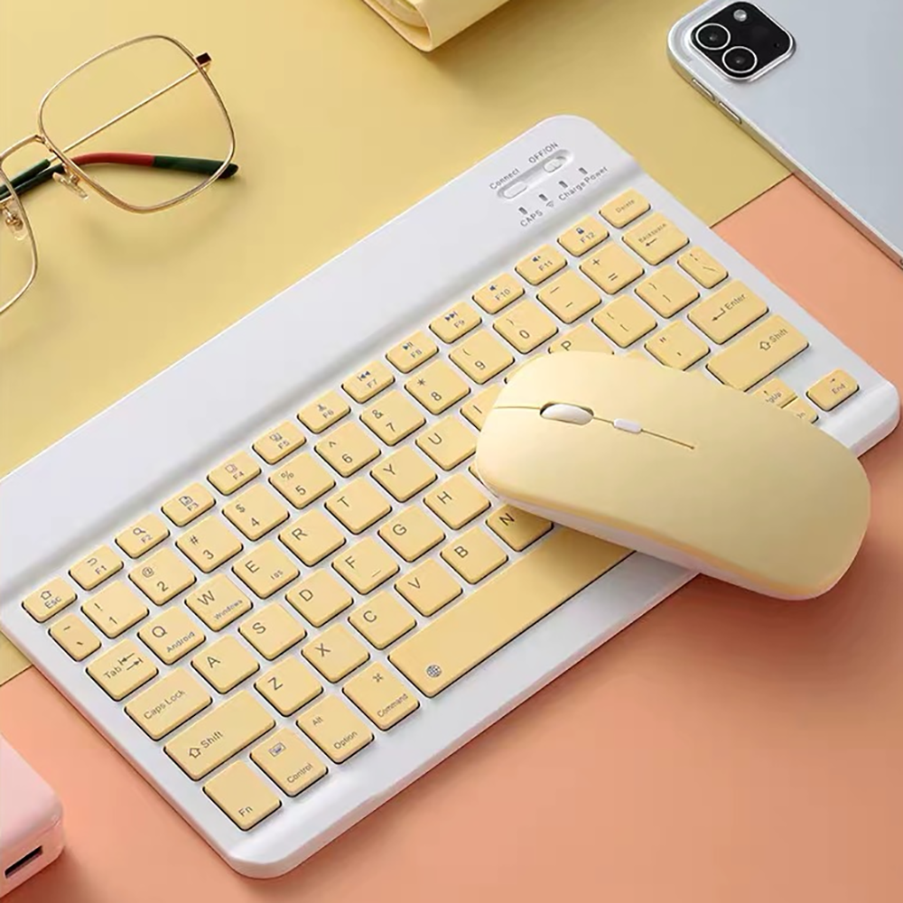 Máy Tính Bảng Bàn Phím Không Dây Cho iPad Pro 2020 11 12.9 10.5 Teclado Bluetooth Chuột Bàn Phím Cho iPad 8th 7th Android IOS windows