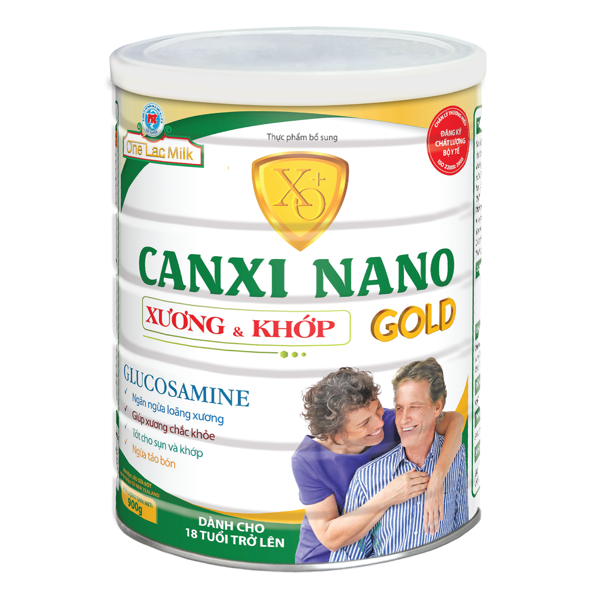 Sữa bột chắc xương khớp Xo Canxi Nano Onelacmilk Gold