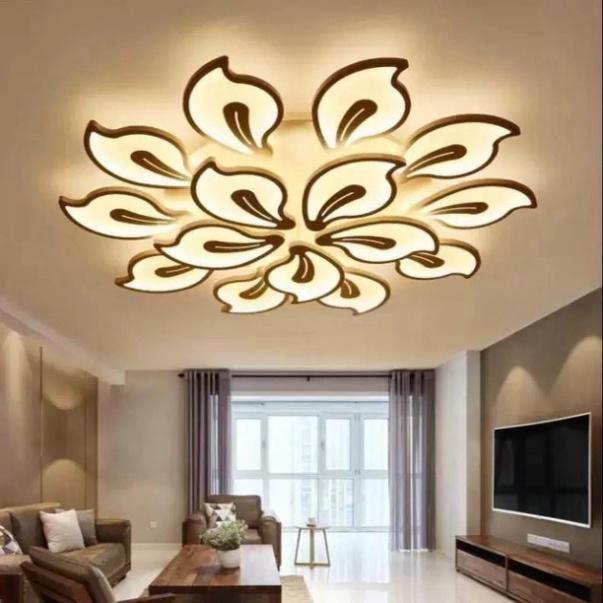 Đèn LED Mâm Ốp Trần MN056 , LED trang trí Phòng Khách, Đèn ốp trần phòng ngủ - 3 hình thức Sáng DT DDT