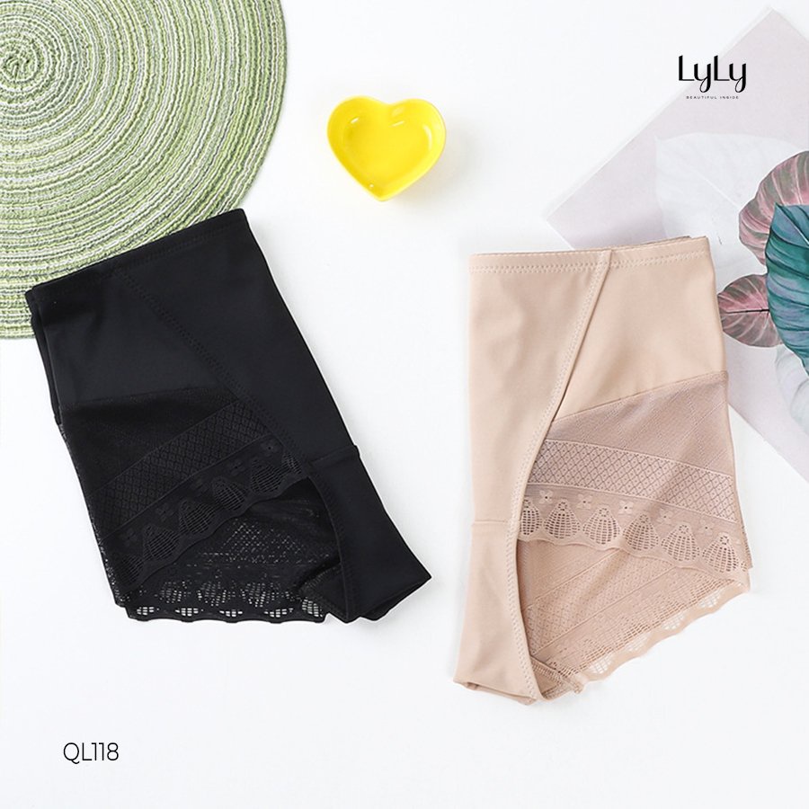 Quần lót nữ cạp cao có gen bụng thoáng khí Lylylorem QL118