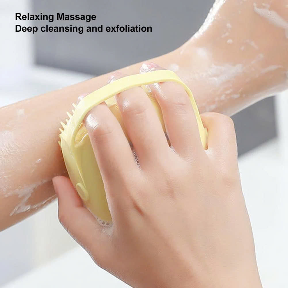 Lược gội đầu silicone - Massage da đầu, giảm ngứa, giảm gàu tăng cường tuần hoàn máu giảm gãy rụng tóc