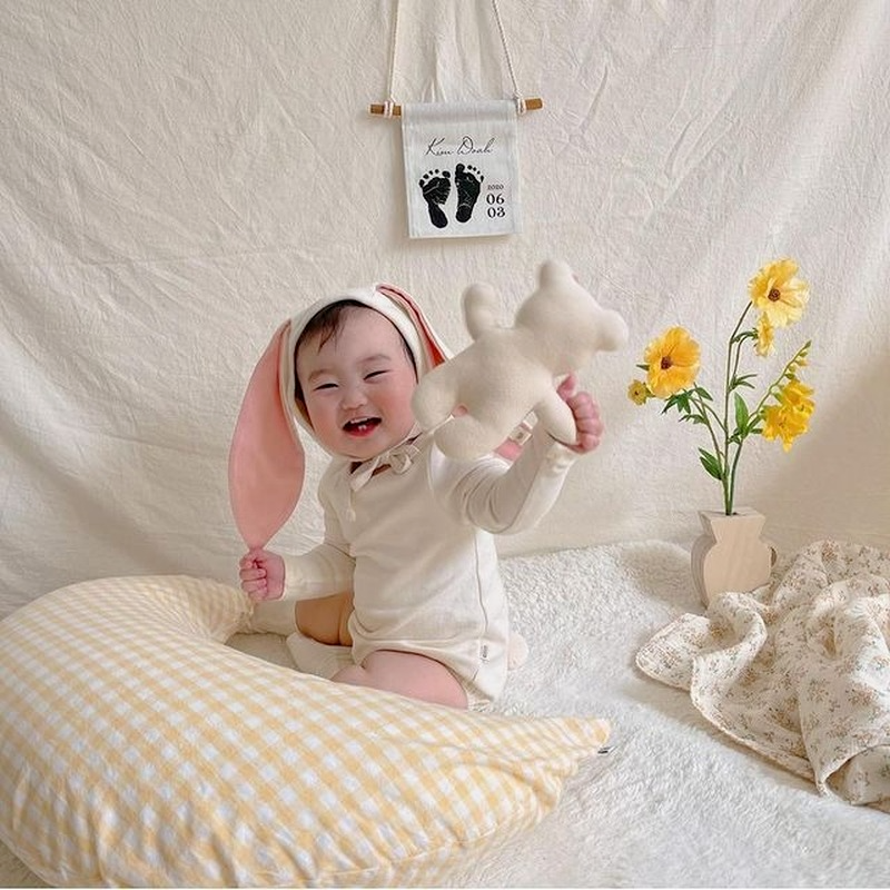 Nguyên Chất Cotton Lưới Mặt Trăng Ném Gối Ngủ Cho Bé Dễ Bị Điều Dưỡng Gối Sơ Sinh Suckle Gối Có Thể Giặt Được Trang Trí Phòng Ngủ