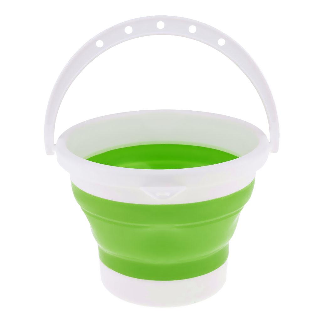 Camping Folding Collapsible Silicone Water Bucket Outdoor Barrel Basin