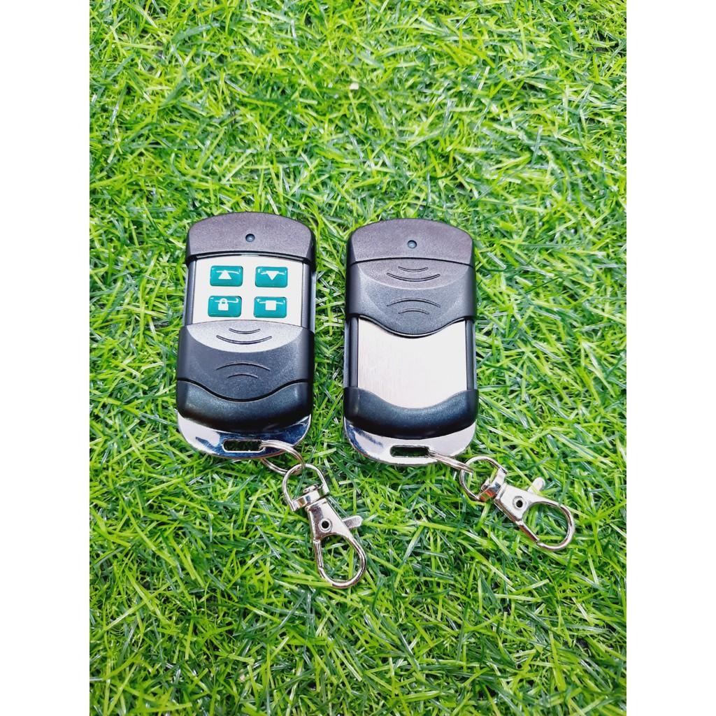 Remote Điều khiển cửa cuốn tự học lệnh, chống nước- Tặng kèm Pin!!!