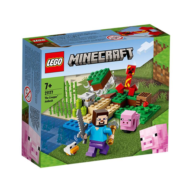 Đồ Chơi LEGO MINECRAFT Phục Kích Sinh Vật Creeper 21177