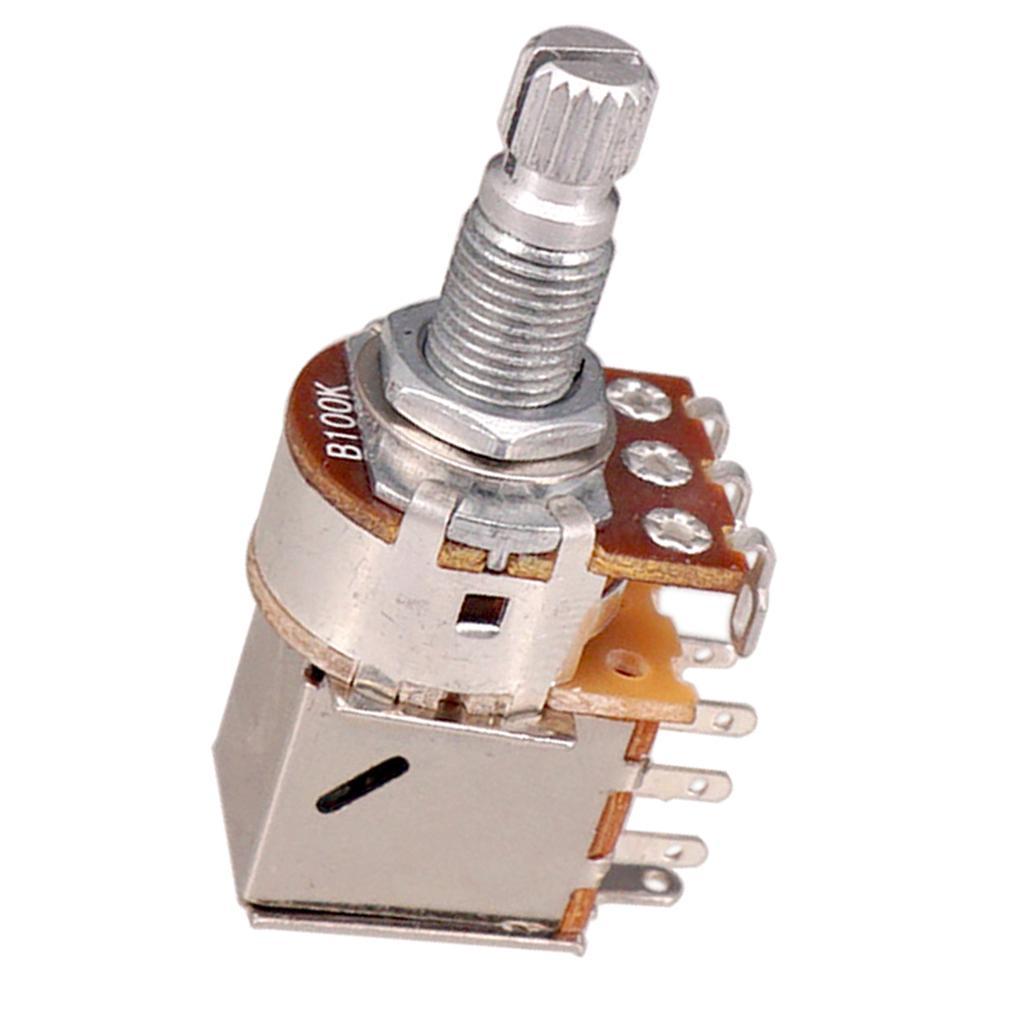 3X Push Pull Potentiometer Switch Control Pot for Electric Guitar Bass B100K