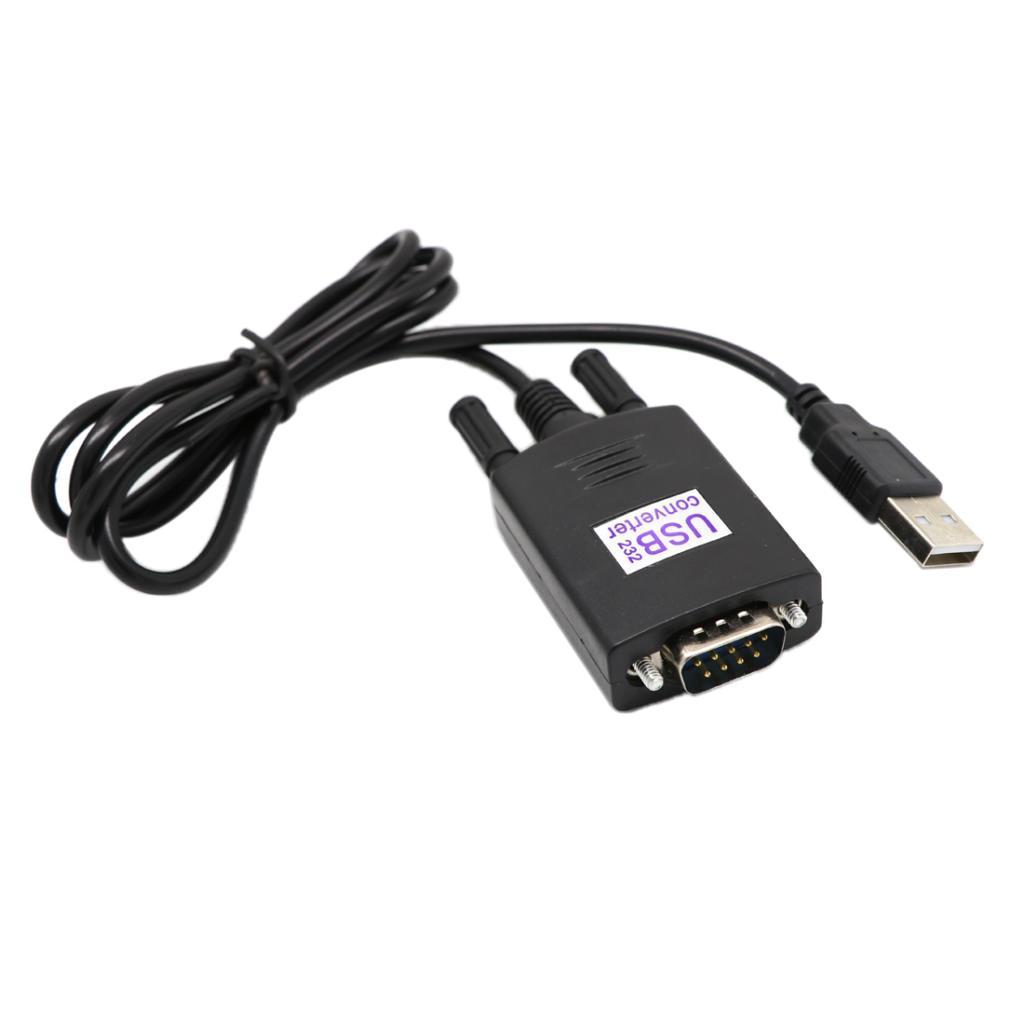 USB 2.0 to RS232 DB9 Serial Adapter for Windows 98/ Se/ ME/ 2000/ XP/Vista