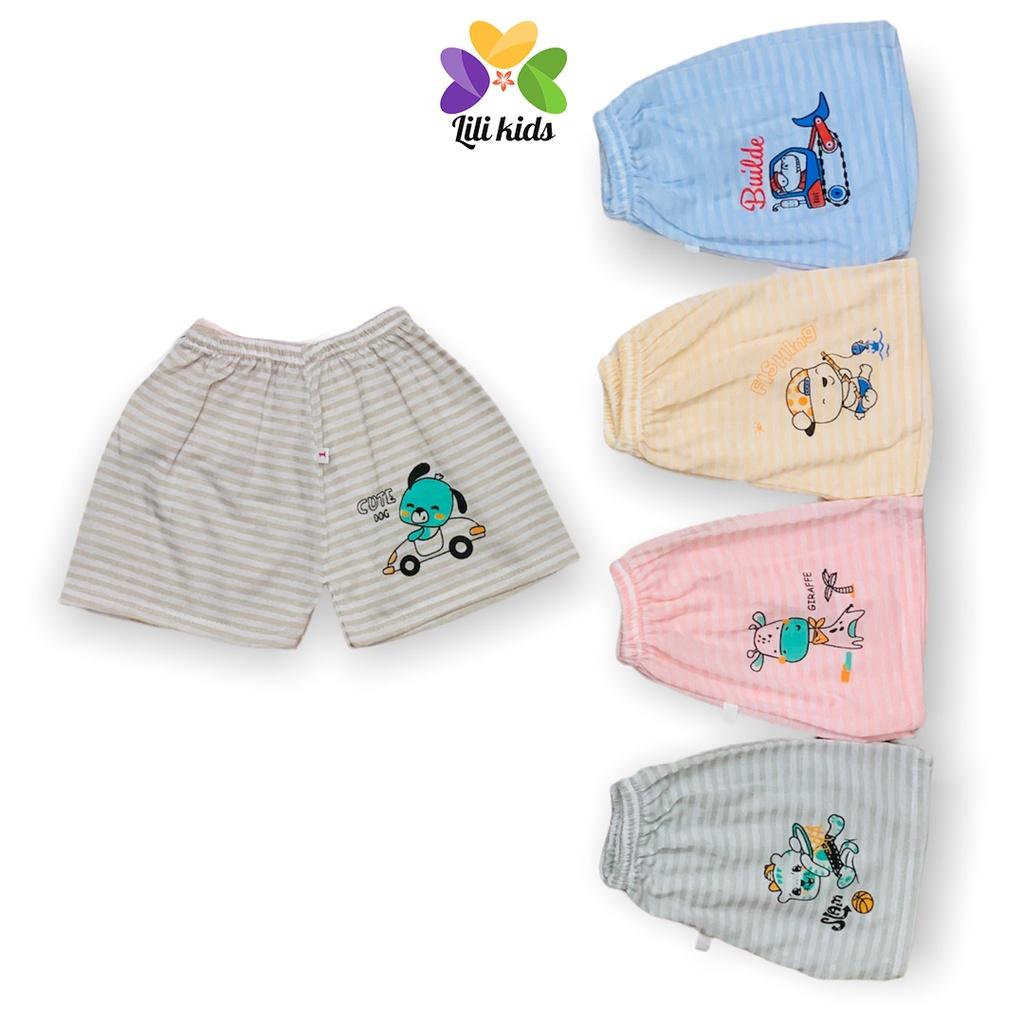 Quần Chục Đùi LILI.KIDS Quần Cotton Carter Cộc Mùa Hè Cho Bé Trai Bé Gái QC03