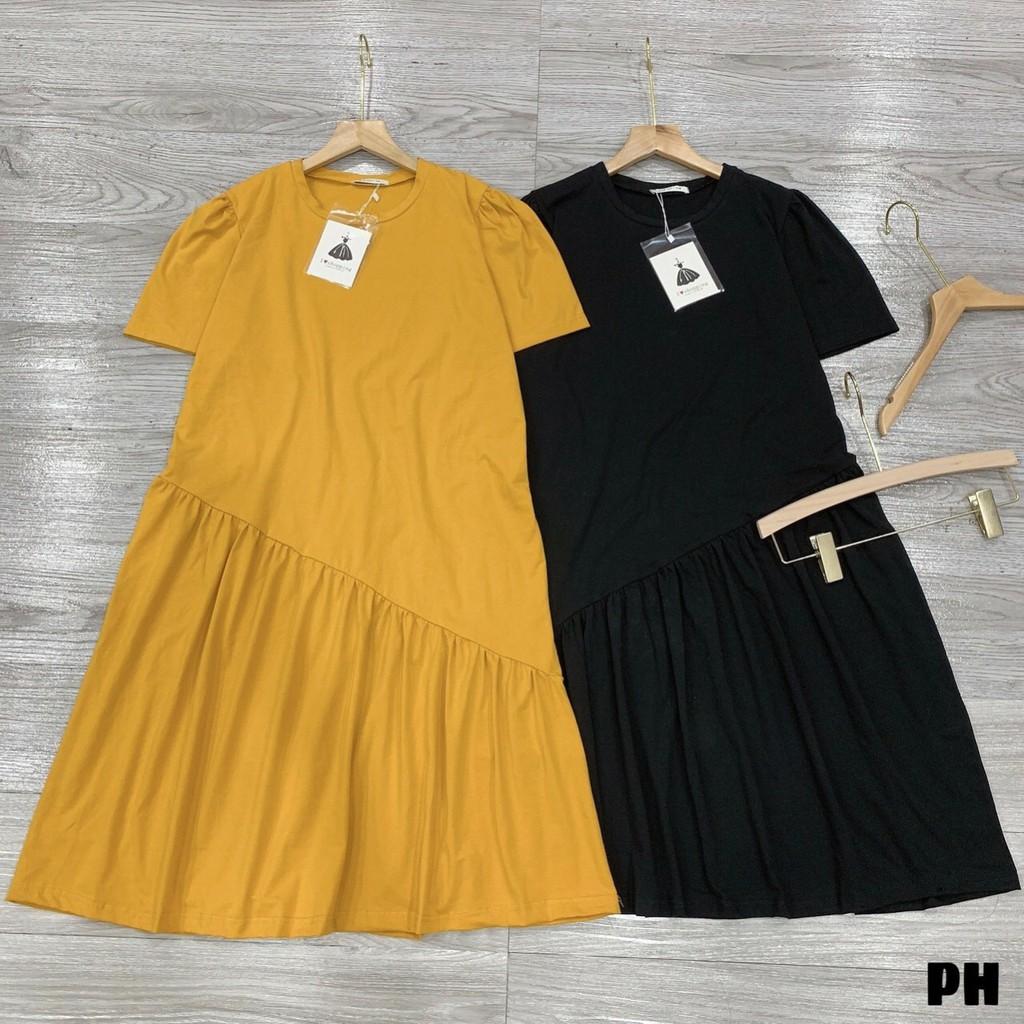 Váy phông suông thời trang,Váy bầu đẹp chất cotton 40-65kg maternity dress