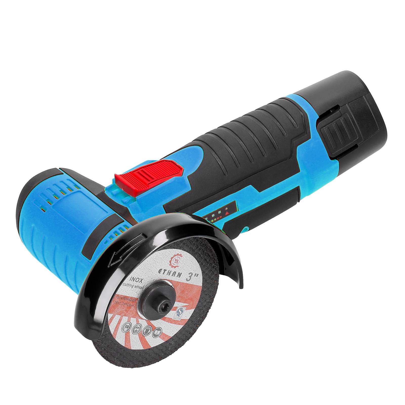19500rpm Electric Grinding Tool Multifunctional Mini Grinder Handheld Cutter for Cutting Polishing Ceramic Tile Wood Stone Steel