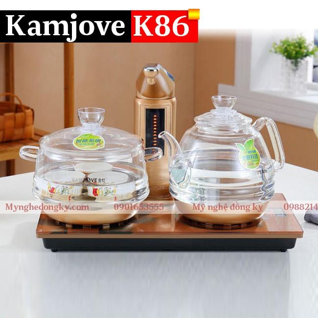 Bếp điện đun nước cao cấp Kamjove K86 màu vàng, sử dụng cho bộ bàn trà điện đun nước pha trà hoàn toàn tự động