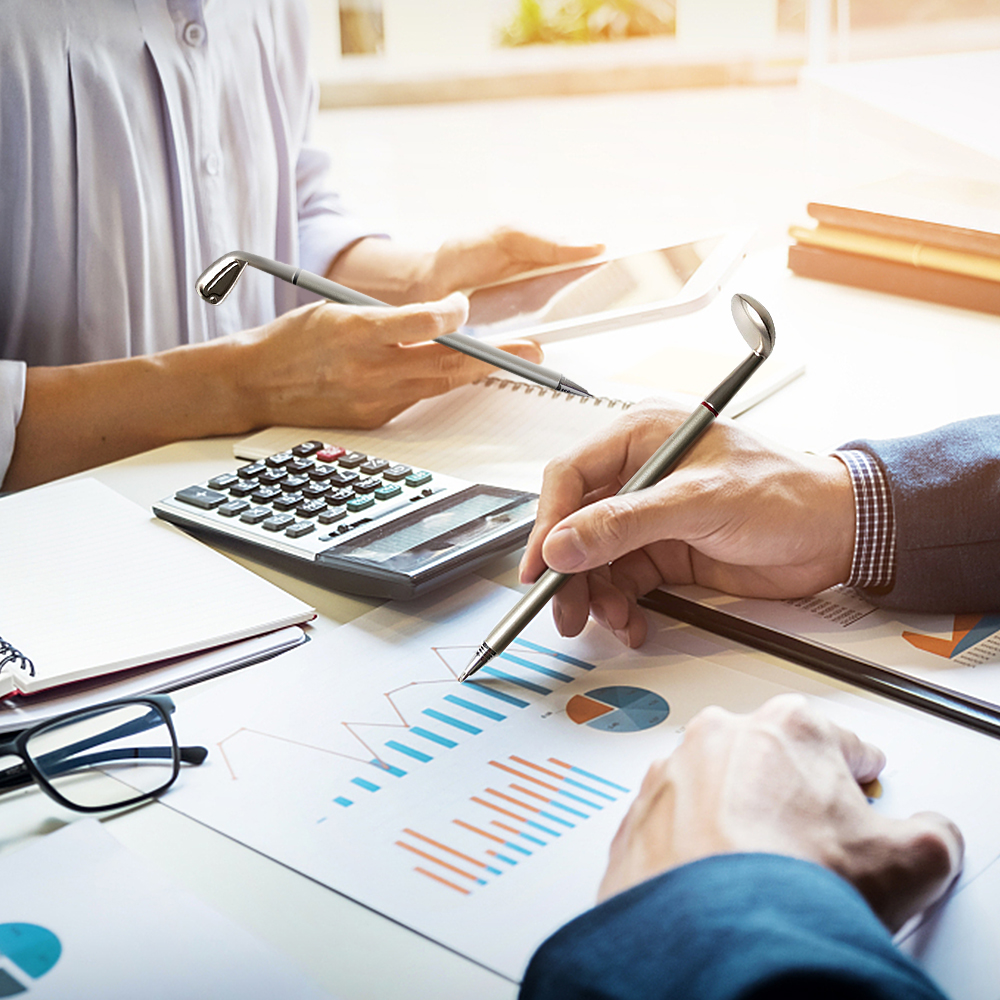 Bộ đồ chơi bút đánh gôn để bàn