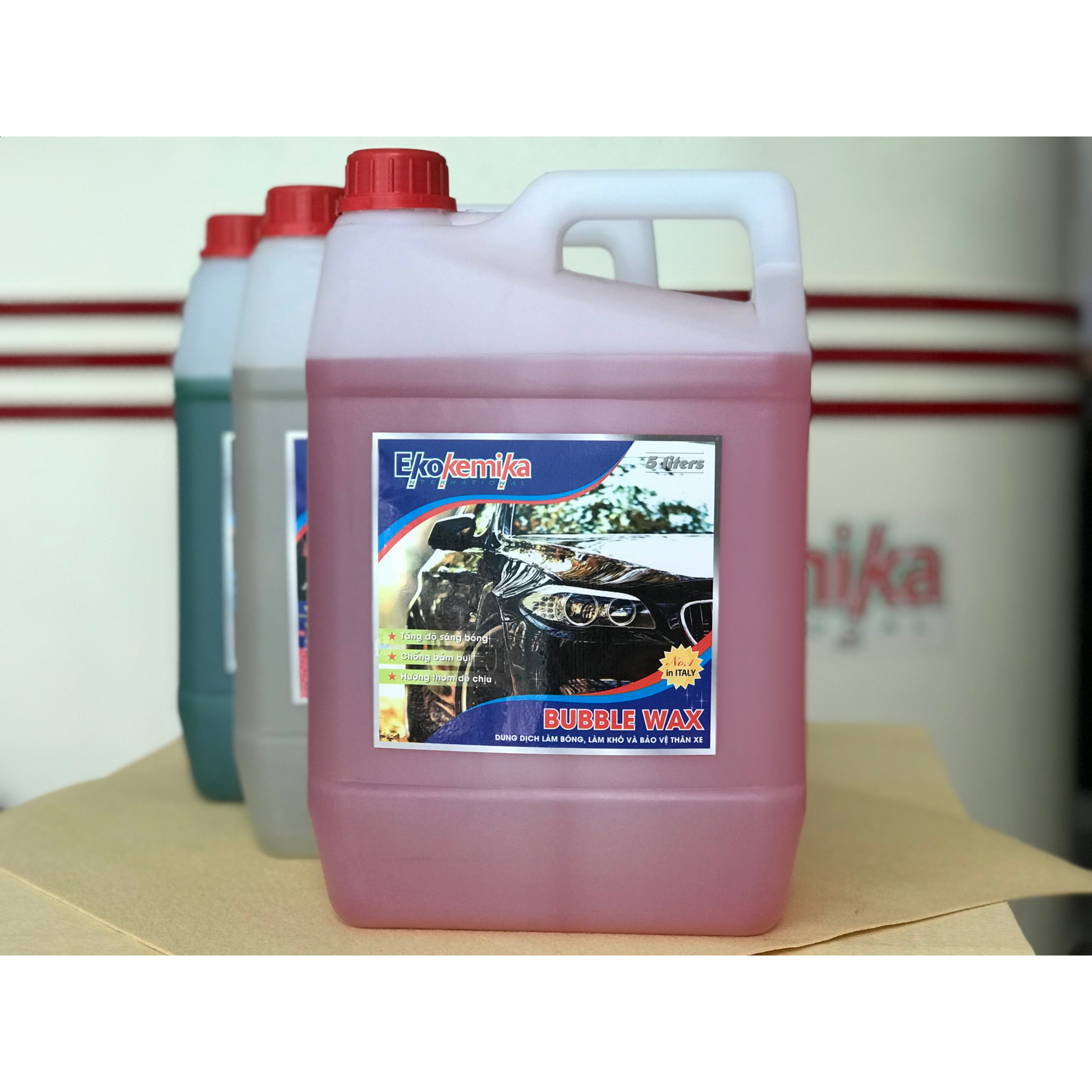 Dung Dịch Làm Bóng Thân Xe Nhanh Siêu Đậm Đặc Bubble Wax (5L) - Hàng Chính Hãng