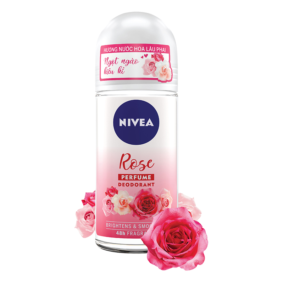 Lăn Ngăn Mùi Hương Nước Hoa Nivea Hương Hoa Hồng Kiêu Kì