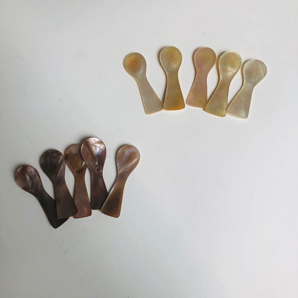 Thìa/Muỗng Trai Mini Size Nhỏ Xinh, Thìa Xúc Trứng Cá Hồi, Thìa Gia Vị, Nêm, Chụp Ảnh Decor Sang Trọng