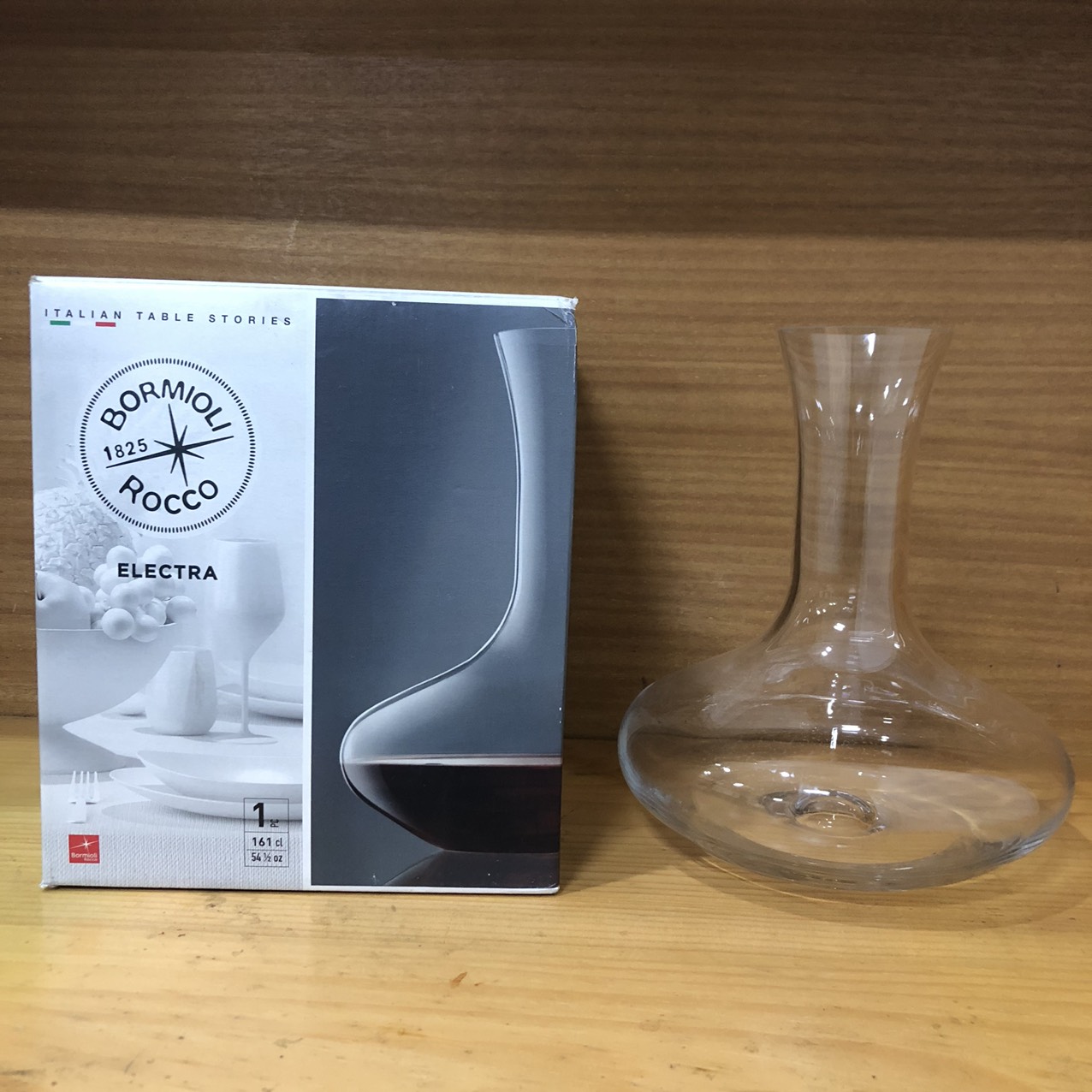 Bình Đựng Rượu Vang Decanter Chai Thủy Tinh Đựng Nước Ép Sữa Tươi Dung Tích 1600 ml Bormioli - Sản Xuất Tại Ý