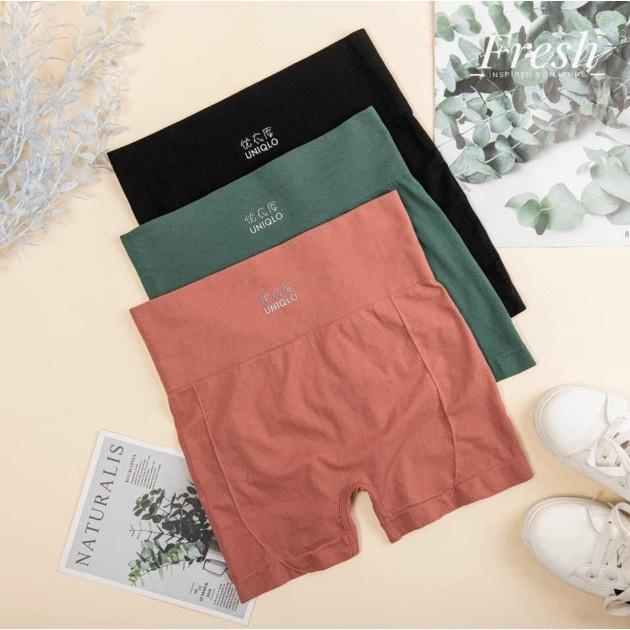 M147. Quần đùi tập gym, chạy bộ, quần đùi cotton nữ cạp cao siêu hot (có sẵn - miễn ship)