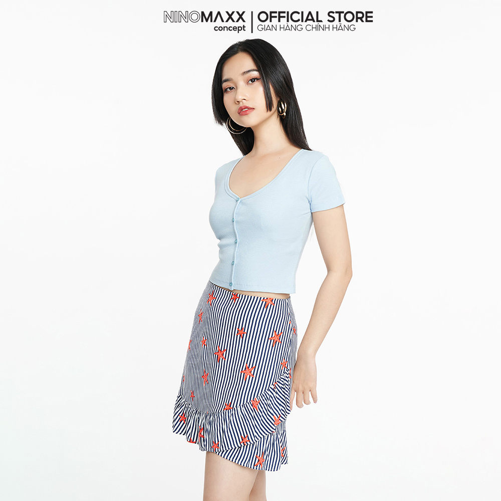 SWEET SIXTEEN Áo croptop Nữ cotton Rib 2206009