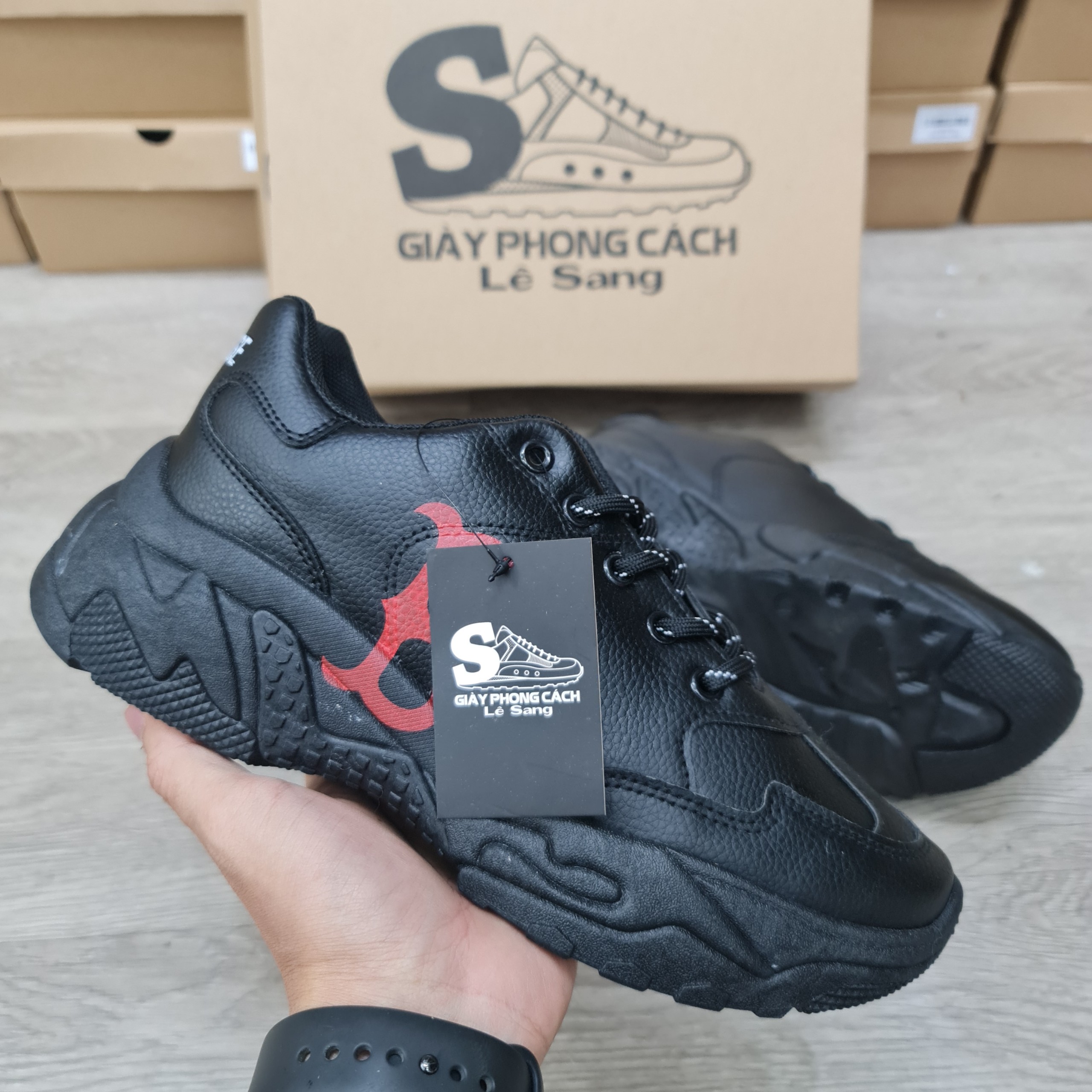 Giày Sneaker Đế Cao Thời Trang Nam