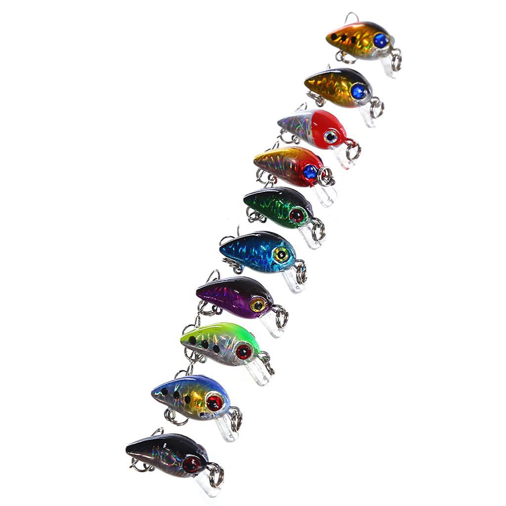 19x Artificial Bionic Fishing Bait Lifelike Durable Minnow Hard Fishing Lure