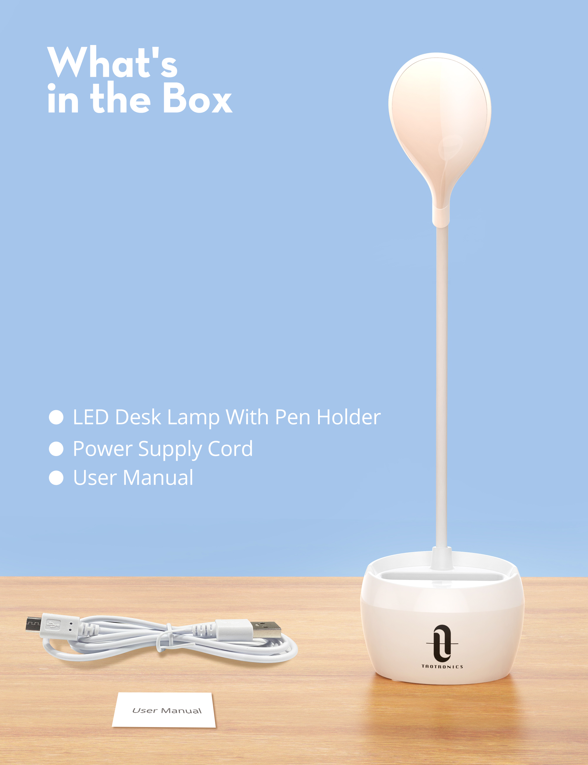 Đèn LED để bàn có pin Taotronics TT-DL1008