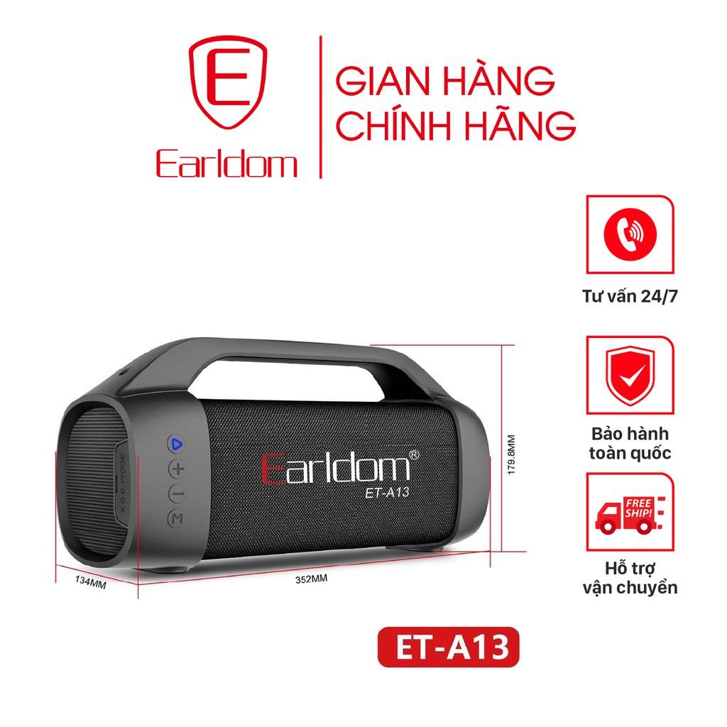 Loa Bluetooth di động Earldom ET-A13 bass sâu, pin lớn - Hàng chính hãng