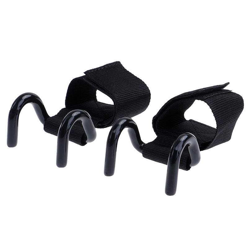 Điều chỉnh unisex thép mạnh mẽ móc kẹp dây đai nâng tạ sức mạnh đào tạo phòng tập thể dục thể dục thể dục đen hỗ trợ cổ tay