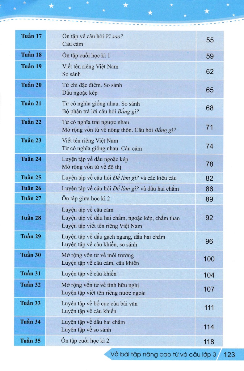 Vở Bài Tập Nâng Cao Từ Và Câu Lớp 3 - ND