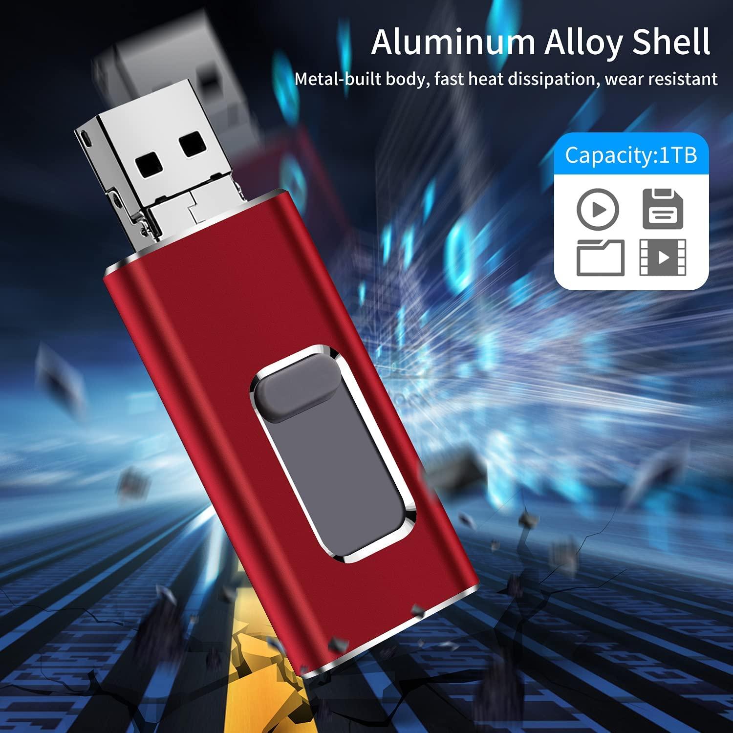 Ổ đĩa flash 32GB USB 3.0 cho máy tính điện thoại, Thẻ nhớ USB Bộ nhớ ngoài Ổ đĩa ngón tay cái