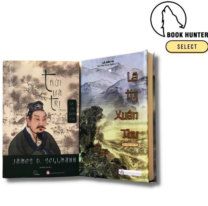 Combo 2 cuốn: Thời và Trị trong Lã thị Xuân Thu + Lã Thị Xuân Thu  - Lã Bất Vi +  James D. Sellman - Sách khảo cứu lịch sử