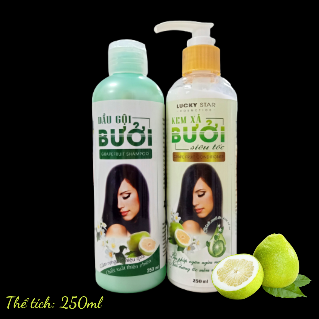 Combo Dầu Gội Và Kem Xả Tinh Chất Bưởi 250ml