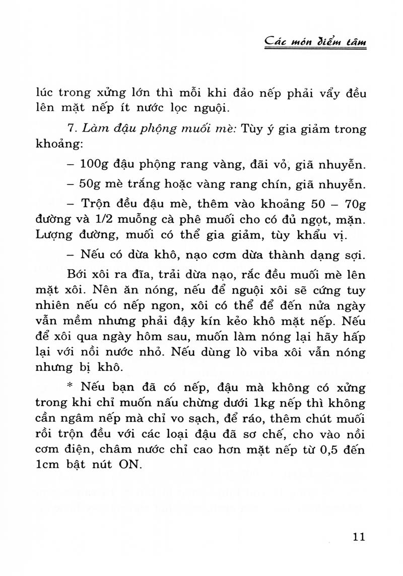 Các Món Điểm Tâm (Tái Bản)