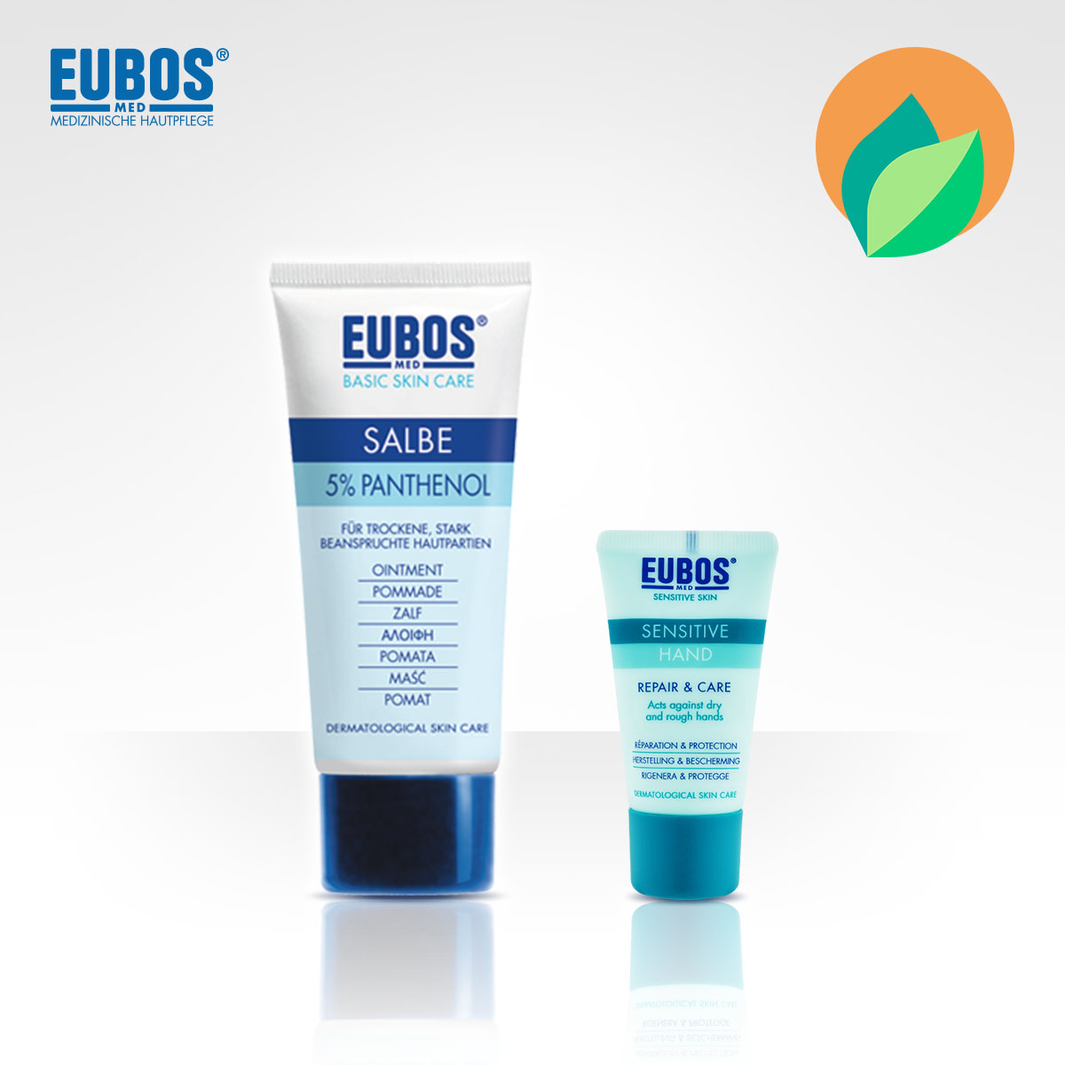 Combo Kem ngừa nứt nẻ chân tay EUBOS Panthenol 5% 75ml + kem dưỡng da tay EUBOS 25ml