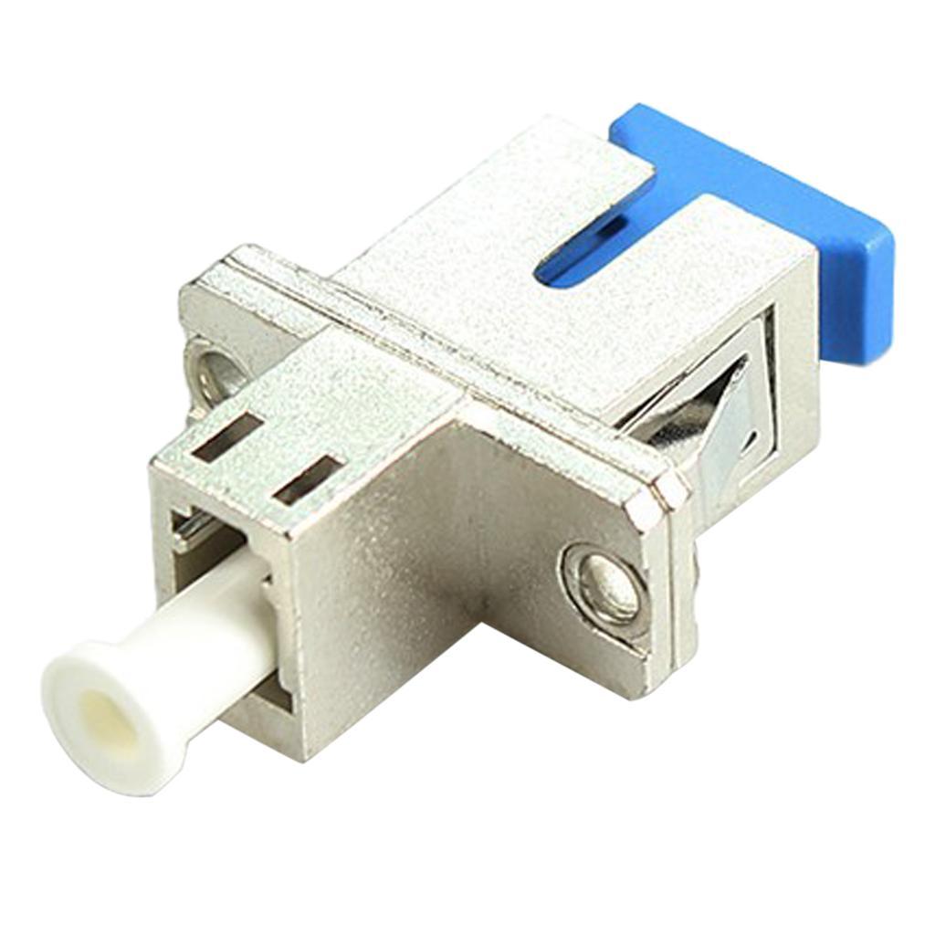2pcs SC-LC Coupler Connector Adaptor High Precision Fiber Optic Converter