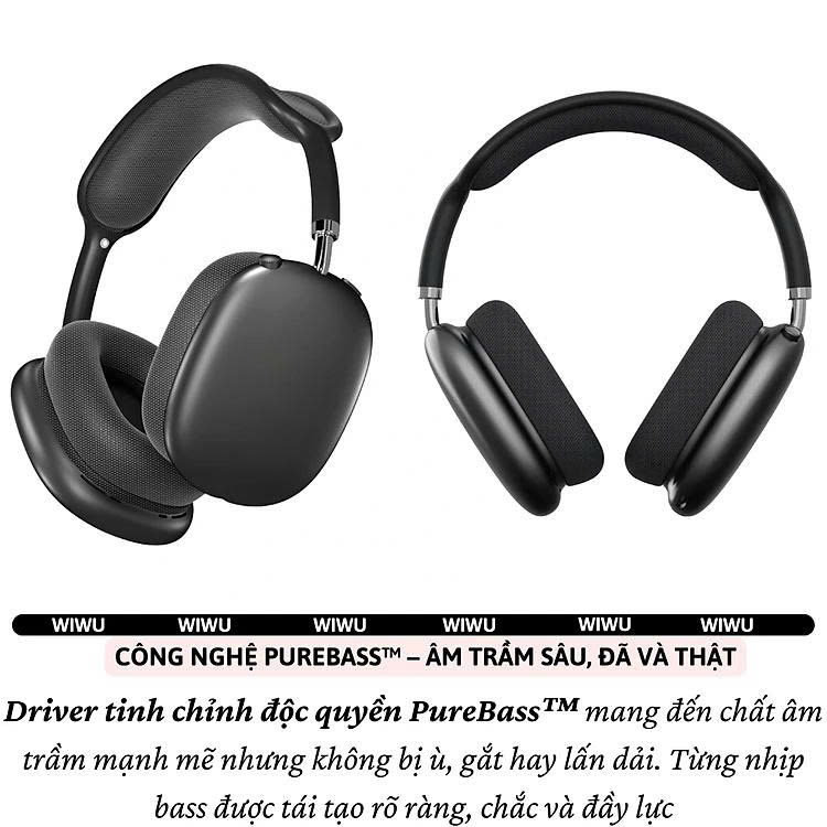 Tai Nghe Headphone Không Dây Bluetooth 6.0 Ai Chip – Wekome PureBass Airbuds  Pin 58H • Đệm Tai Siêu Êm • Bass Mạnh • Hỗ Trợ TF Card • Hàng Nhập Khẩu Chính Hãng