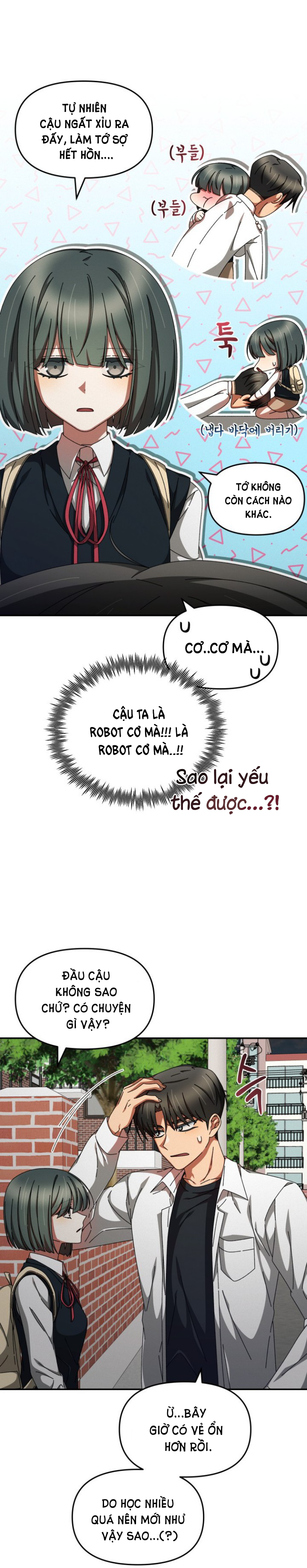 bạn gái tôi là robot -câu chuyện của cheol soo và young hee chapter 14.1 15
