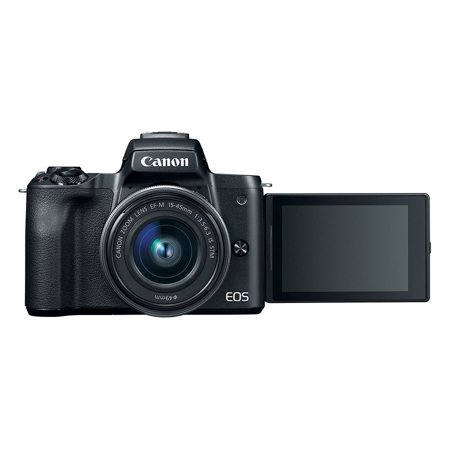 Máy Ảnh Canon M50 Kit 15-45mm IS STM (Hàng Chính Hãng) - Tặng Thẻ 16GB + Túi Máy + Tấm Dán LCD