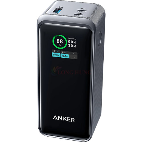 Sạc dự phòng Anker Prime 735 Power Bank 1USB 2Type-C 200W 20000 mAh A1336 - Hàng chính hãng