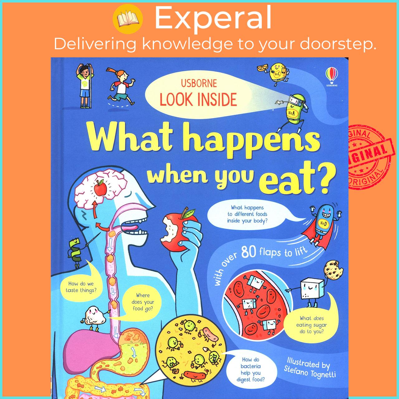 Sách - Look Inside What Happens When You Eat by Emily Bone Stefano Tognetti
