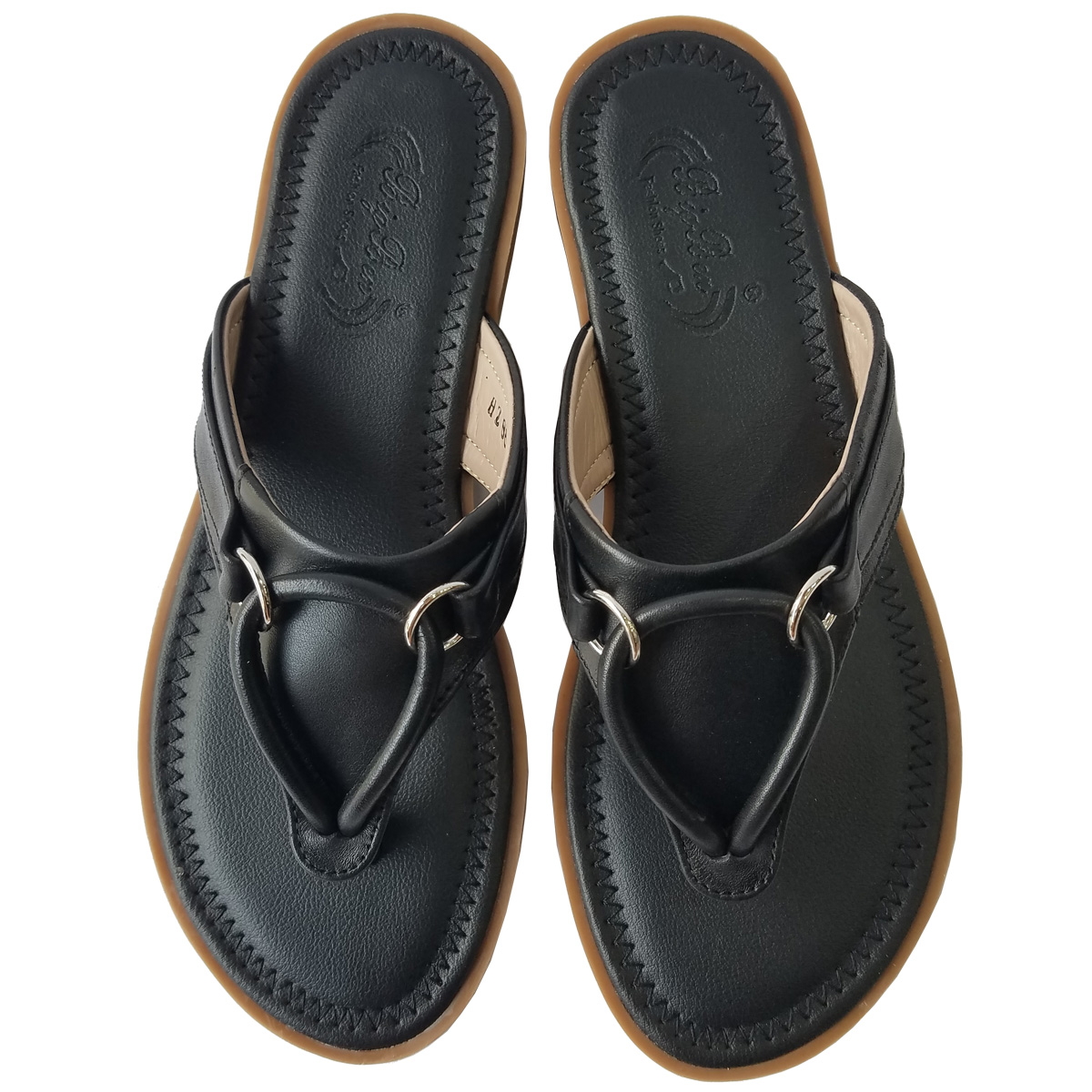 Dép Xỏ Ngón Nữ Da Bò Thật BIGGBEN Cao Cấp DXN56