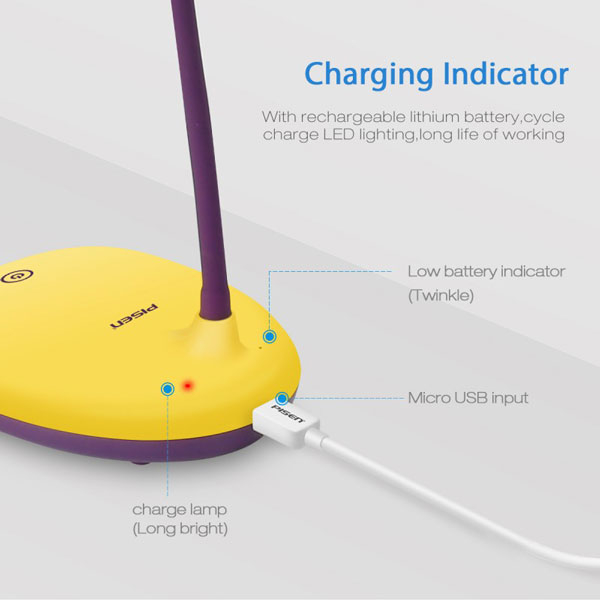 Đèn bàn Pisen Led Chargeable Lamp- Hàng chính hãng