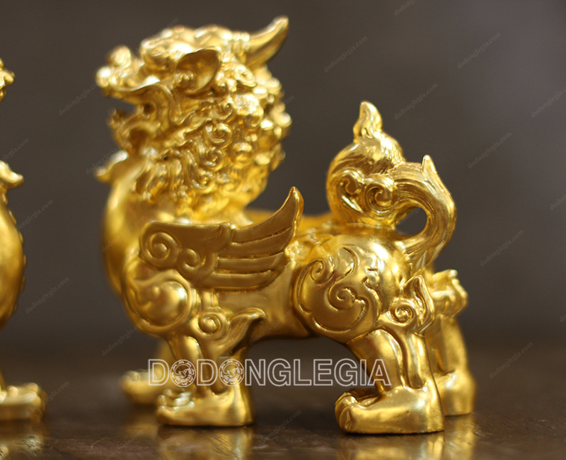 Tượng Đôi Tỳ Hưu Dát Vàng 9999