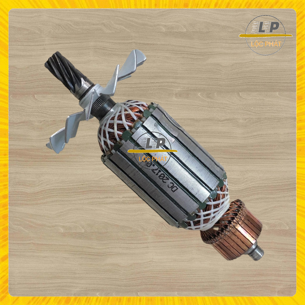 Rotor máy cắt sắt cho OSUKA OSK353 OSK351, KREW, NAKAWA 8 Răng Thân 55mm Dài 194mm