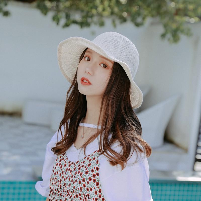 Nón bo dệt kim trơn màu giản dị thời trang cho nữ