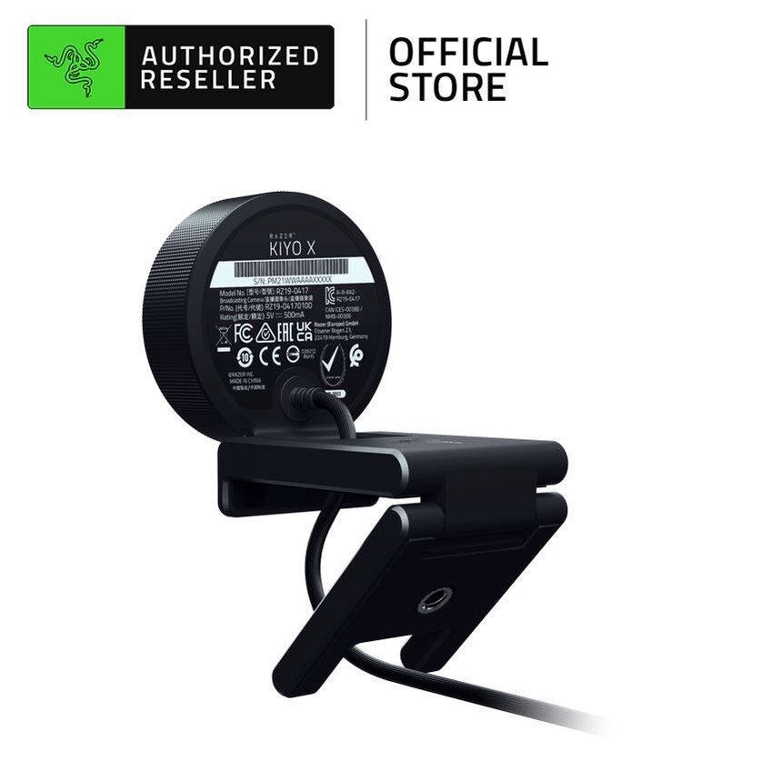 Razer Kiyo X Webcam USB để phát trực tiếp Full HD - Hàng nhập khẩu