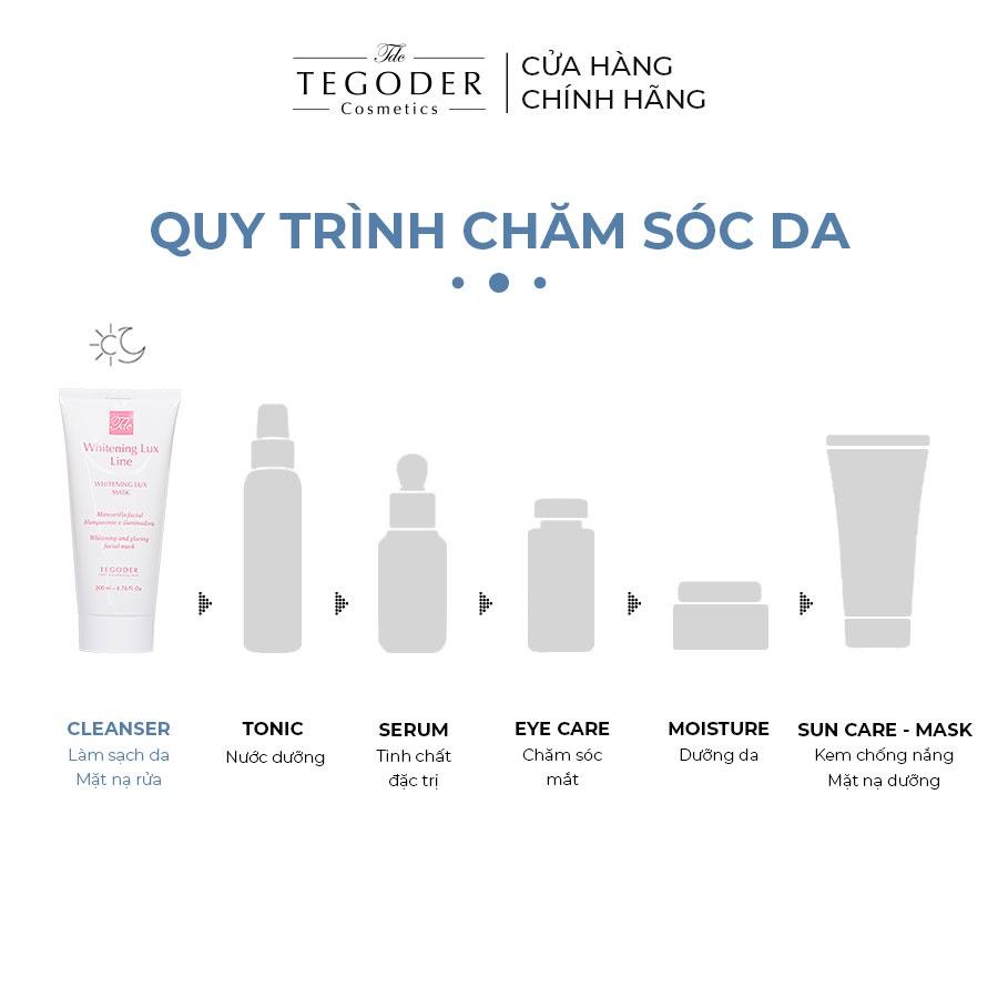 Mặt nạ dưỡng trắng thanh lọc da G-White Tegoder Whitening Lux mask 200 ml mã 7542