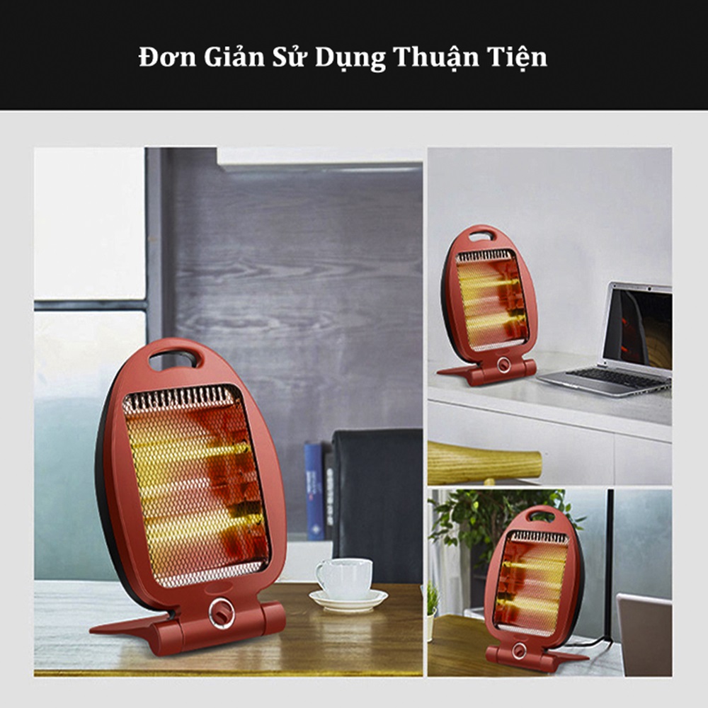 Đèn Sưởi 2 Bóng ABG Công Suất Lớn 800W , Quạt Sưởi Ấm Nhà, Diện Tích Làm Ấm Rộng 4-10m2, Hai Chế Độ Sưởi Tiết Kiệm Điện, Phòng Ngủ Thiết Kế Kiểu Dáng Đẹp Mắt –Hàng Chính Hãng Giao Màu Ngẫu Nhiên