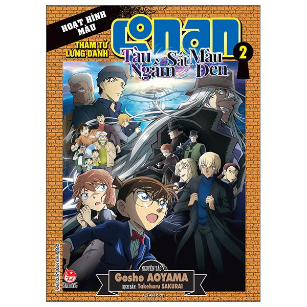 Sách - Thám Tử Lừng Danh Conan - Hoạt Hình Màu - Tàu Ngầm Sắt Màu Đen - Tập 2