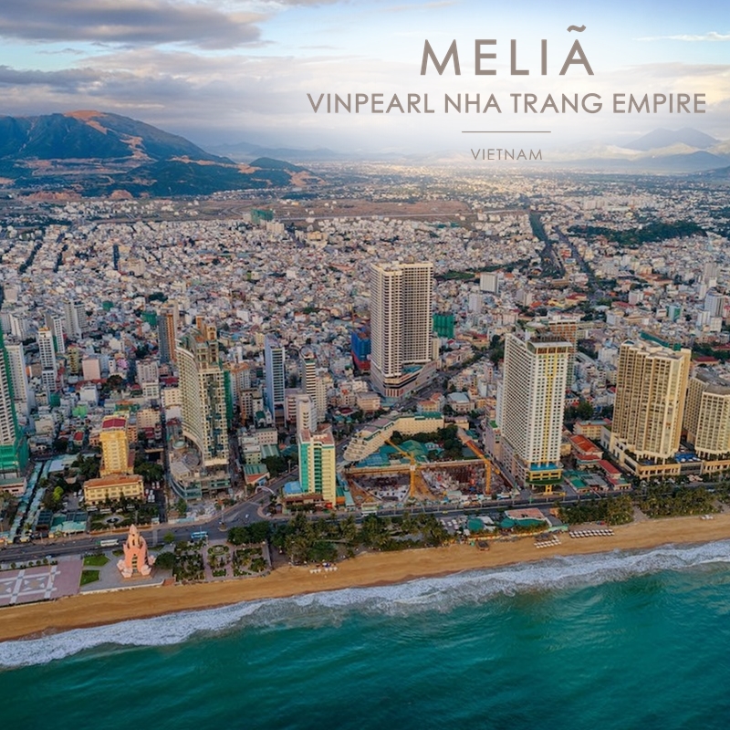 Melia Vinpearl Empire Hotel 5* Nha Trang - Voucher Giá Tốt, Buffet Sáng, Hồ Bơi, Ngay Trung Tâm, Gần Biển, Không Phụ Thu Cuối Tuần