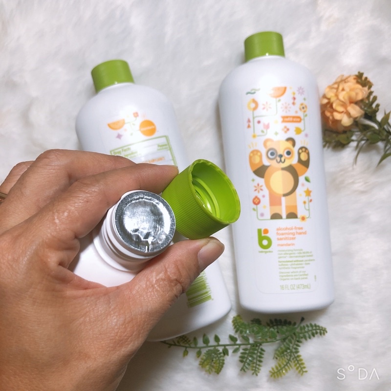 Rửa tay khô cho bé Babyganics 473ml chai refill